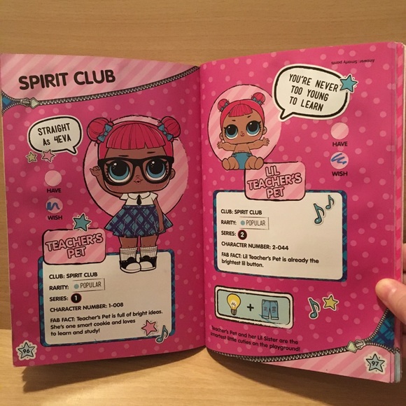 Collector’s Guide LOL Surprise Book with Family Information Checklist for Dolls - Picture 6 of 7